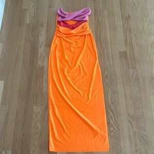 Amazon , Long dress, Slit